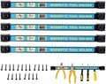 Magnetic Tool Holder 5 Pack, Wall Mounted Metal Tool Organizer Rack by SRECELL