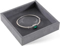 Dark Blue Jewelry Display Tray Ring Necklace Earring Bangle Organizer by Yinbeini