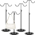 4 Pcs Purse Display Stand Adjustable Height Handbag Display Stand Metal Handbag by LOSYHU