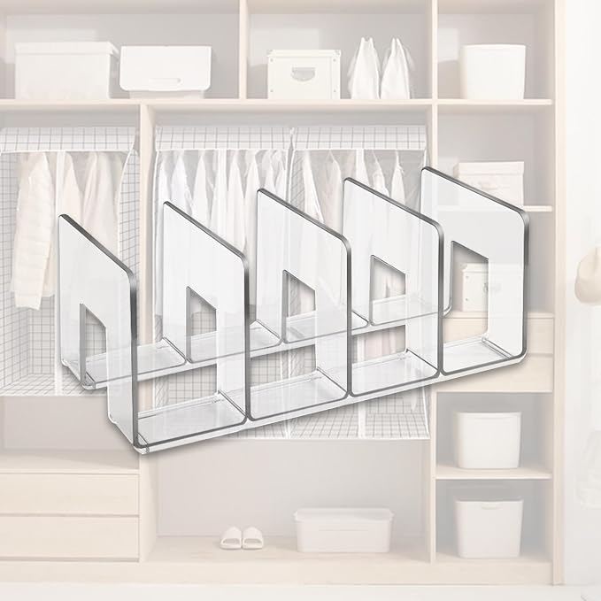 Wardrobe Divider Shelf Purse Organizer - Image 2