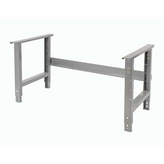 Global Industrial Adjustable Height Workbench, Maple Butcher Block Square Edge - Image 8