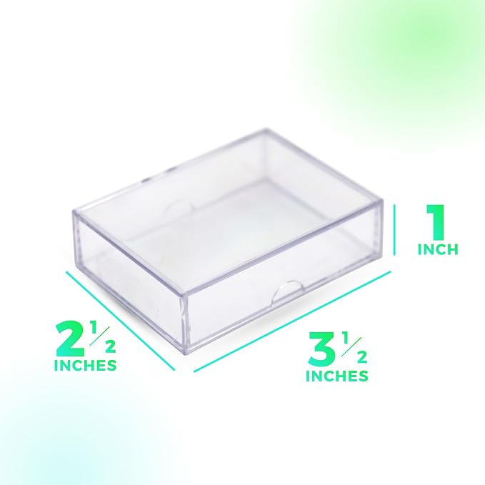 10 Pack Clear Acrylic Card Storage Boxes - Image 6