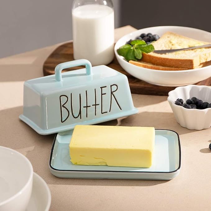 Sweejar Ceramic Butter Dish - Image 2