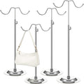4 PCS Handbag Display Stands Adjustable Purse Display Stand Stainless Steel by LOSYHU