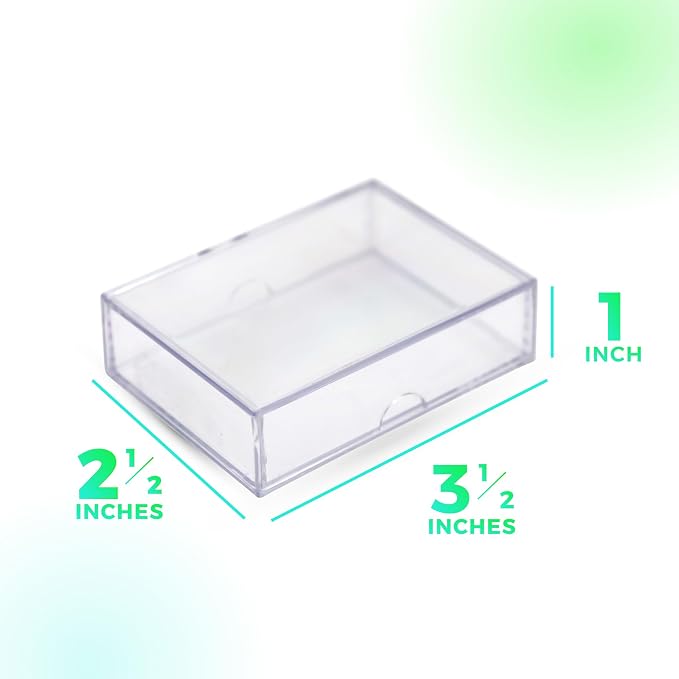 20 Pack Clear Acrylic Card Storage Boxes - Image 7