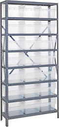 Quantum Storage Systems 1875-SB810CL Solid Heavy Duty 8 Shelves 21 STORE-MAX by QuantumStorageSystems