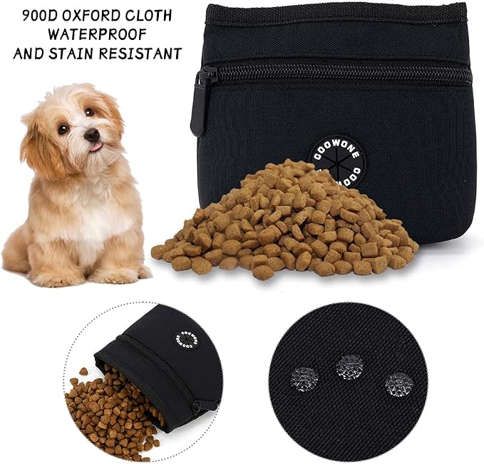 COOWONE Dog Treat Pouch with Pet Training Clicker, Detachable Dog Puppy - Image 3