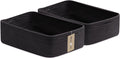 Large Shallow Organizing Baskets 15x11x5.1 Inches by MiniArkStorageBasketsHome
