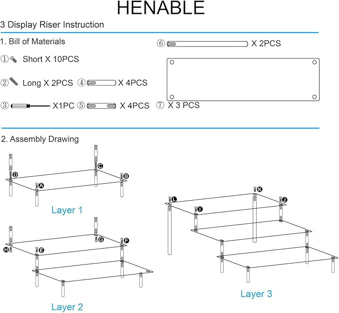 3 Tier Perfume Organizer Stand, Cologne Shelf Dessert Display - Image 5