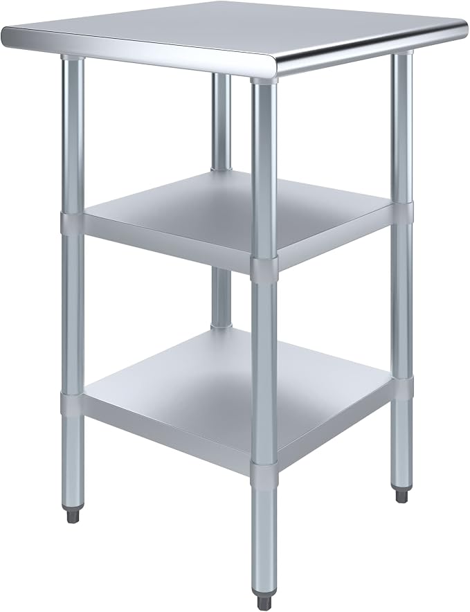 AmGood Stainless Steel Work Table by AmGood