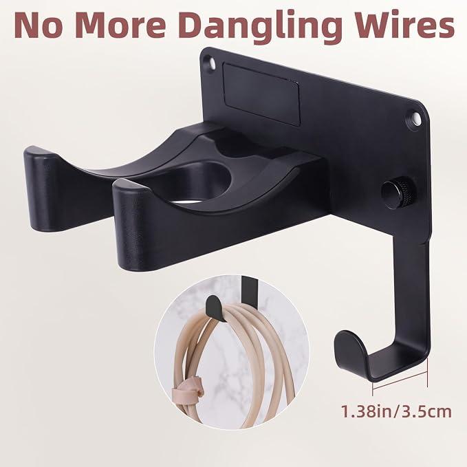 Hair Dryer Holder, Aluminum Alloy Blow Dryer Holder - Image 4