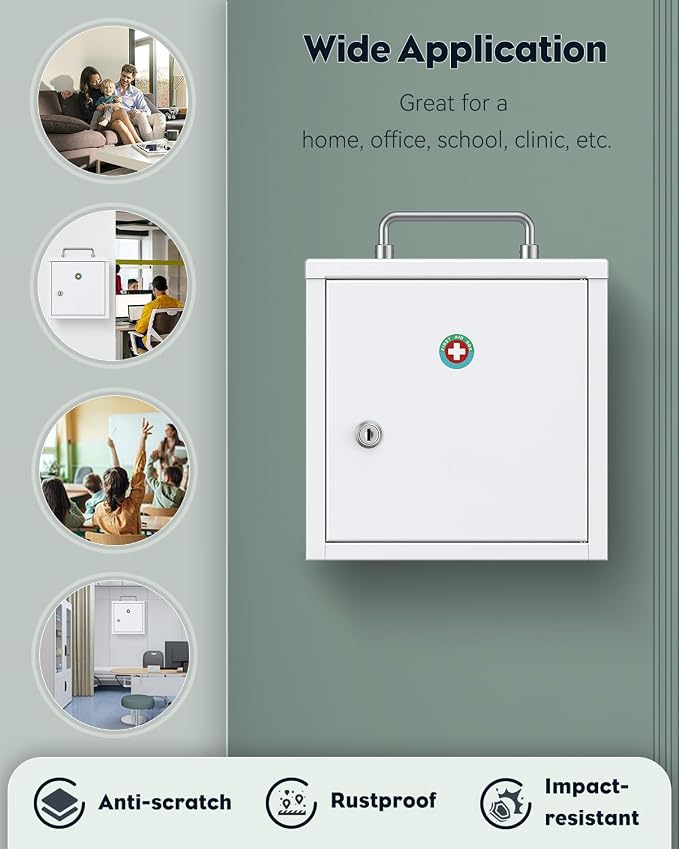 Uniclife Wall Mount Medicine Cabinet - Image 6