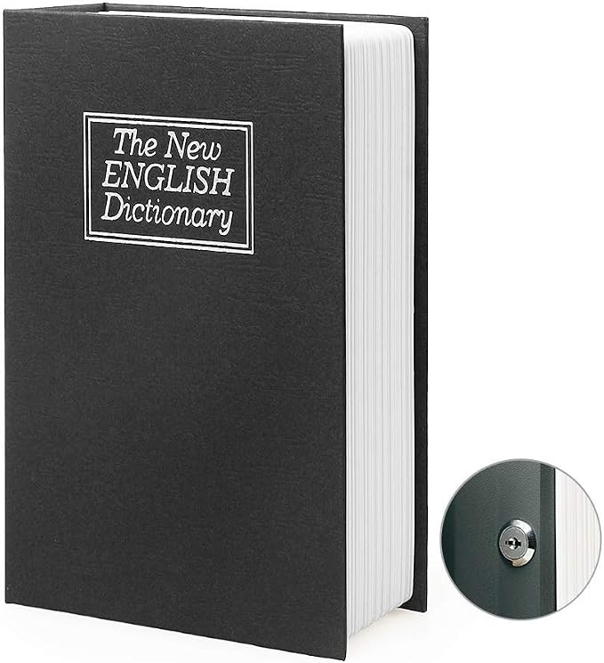 Diversion Book Safe Storage Box, Dictionary Secret Safe Can by PACOLO