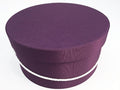 Sarah's Hat Boxes Classic Amethyst Hat Box – 8.75" x 4.5" Handmade in USA – by SarahsHatBoxes