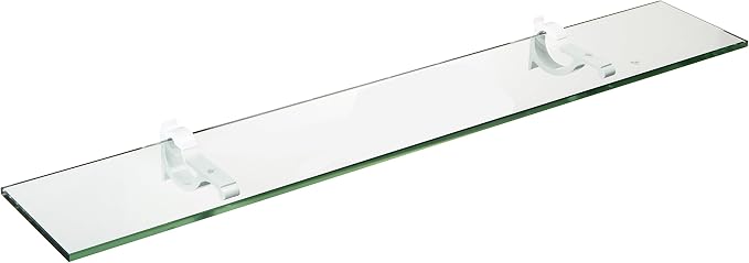 Spancraft Glass M-4.75x33-White Monarch Glass Shelf, 4.75" x 33" by Spancraft