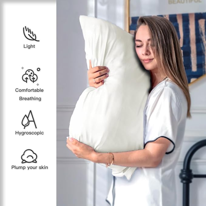 Mulberry Silk Pillow Cases Standard Size Silk Pillowcase - Image 3