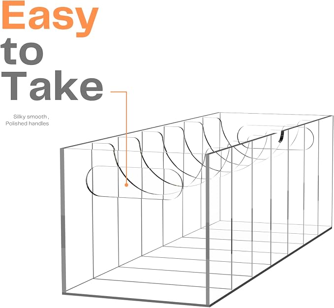 Belt Organizer - Acrylic Belt Storage Holder - Image 6
