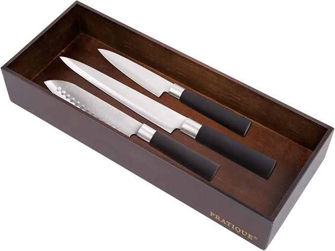 Bamboo Drawer Organizer by PRATIQUE