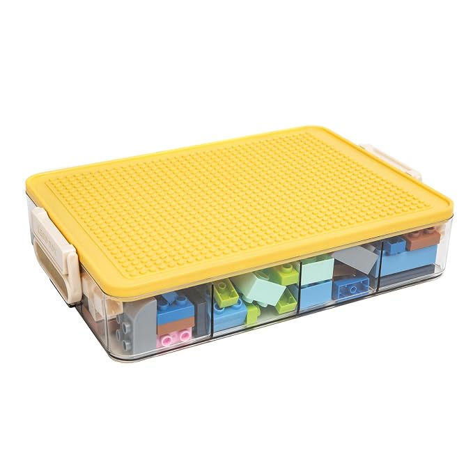 Toys Storage Organizer Bins for Lego, Stackable Toys Organizer, Lego Building by WMM