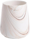 Marble Brown Toothbrush Holder for Bathroom by Eyrozia