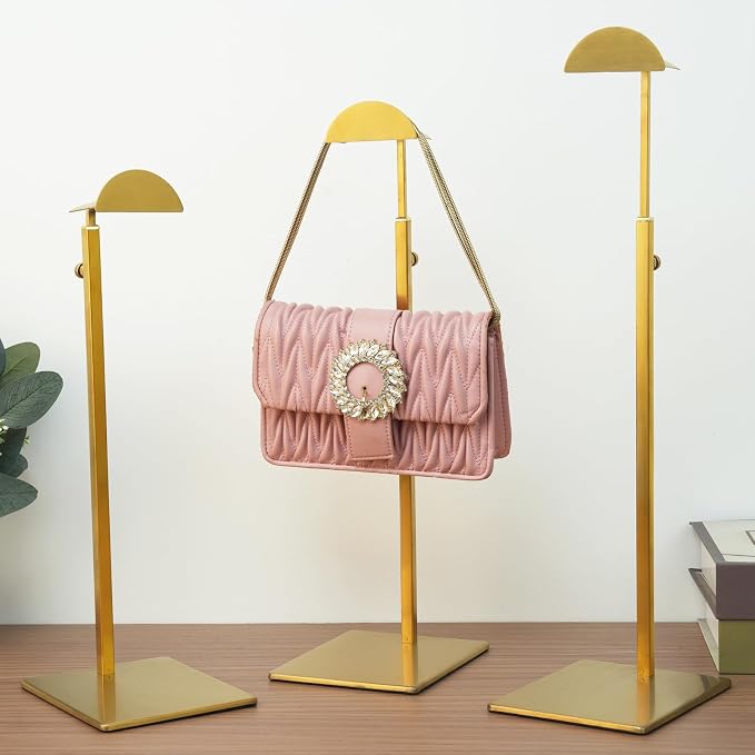 Purse Display Stand 3PCS More Thickened Base Handbag Rack - Image 7