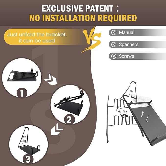 No Installation Required-Universal Stand, Storage Stand Docking Station Holder - Image 3