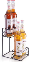 4 Bottle Coffee Syrup Organizer Coffee Syrup Rack by kimilus