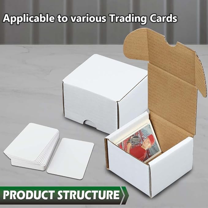 GRAND ORANGE 50 Pack 200 Count Trading Card Storage Boxes Corrugated Paper - Image 2