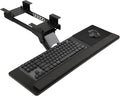 Keyboard Tray - Under Desk Keyboard Tray， 360° Adjustable Slide Out Keyboard by GCCSJ