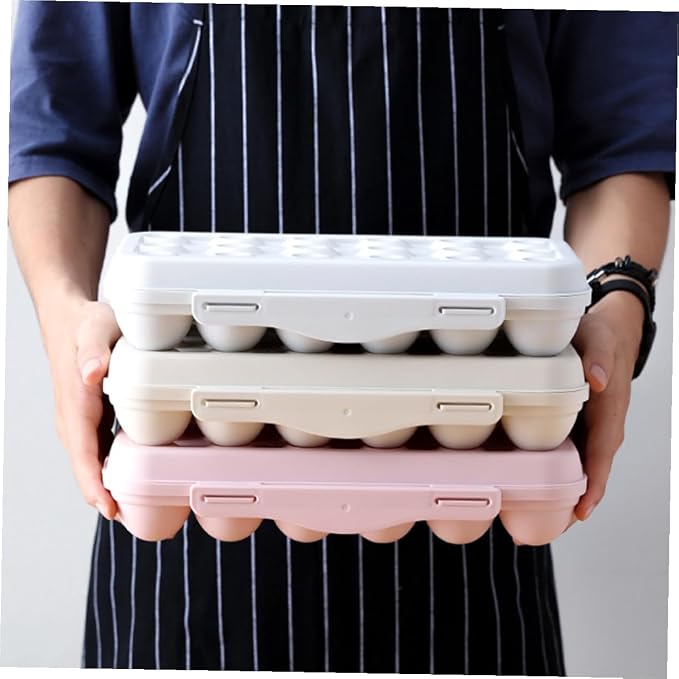 Angoily 2pcs Egg Organizer Container - Image 3