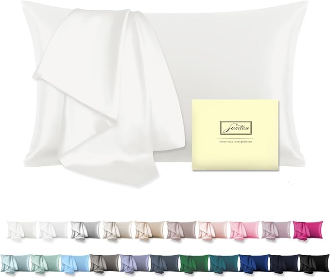 Mulberry Silk Pillow Cases Standard Size Silk Pillowcase by Suatien