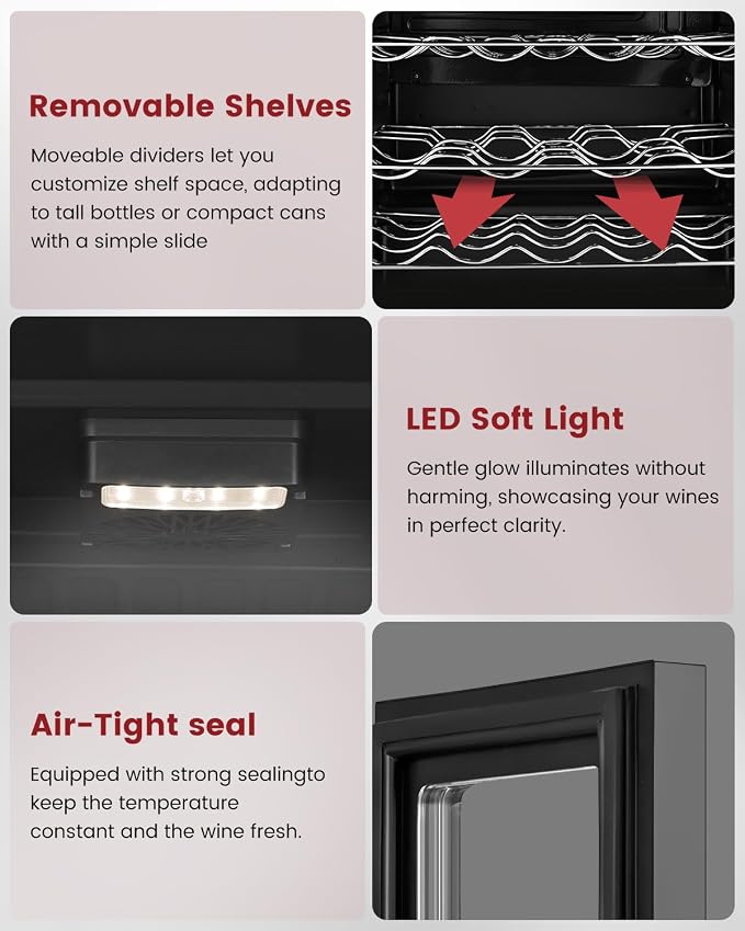 Wine Cooler Refrigerator - Image 5