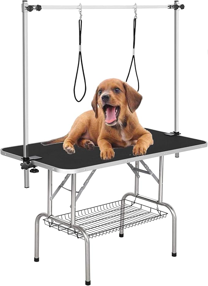 46" Dog Grooming Table Foldable Pet Grooming Tables by TRODEP