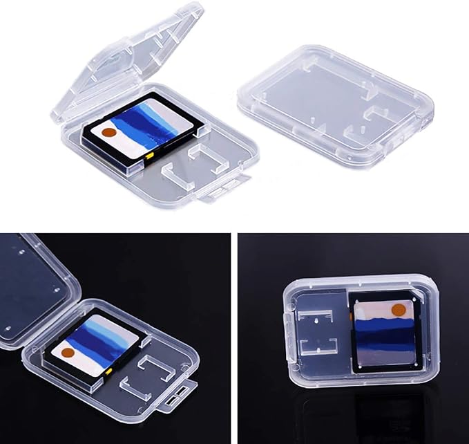 Clear Plastic Memory Card Case Compatible - Image 6