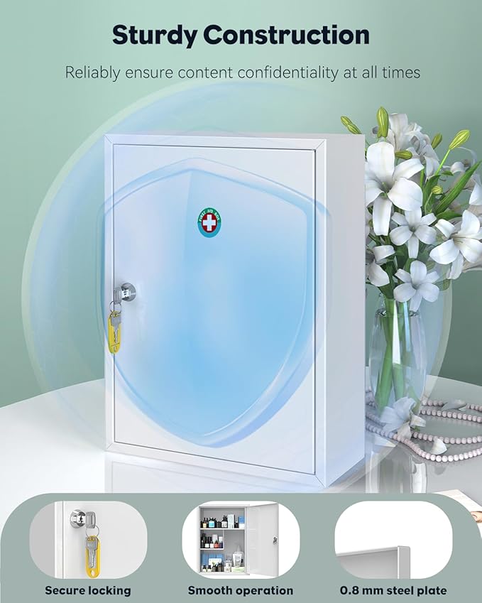 Uniclife Wall Mount Medicine Cabinet - Image 5
