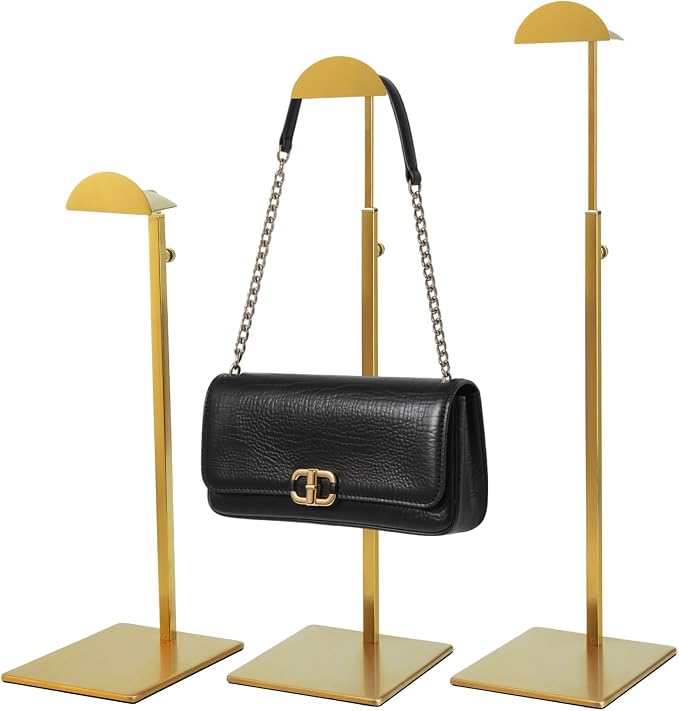 Purse Display Stand 3PCS More Thickened Base Handbag Rack by CHANJEYION