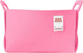 Collapsible Felt PINK Storage Bin Large 14.6"x9.4"x9.4" – Foldable Basket by MARRONS