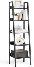 VASAGLE Bookshelf, 5-Tier Narrow Book Shelf, 11.8 x 13.3 x 66.9 Inches by VASAGLEbySONGMICSHOME