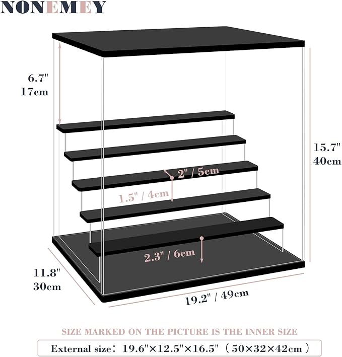 NONEMEY Clear Acrylic Display Case - Image 3
