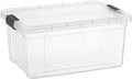 Superio Clear Plastic Storage Bin by Superio
