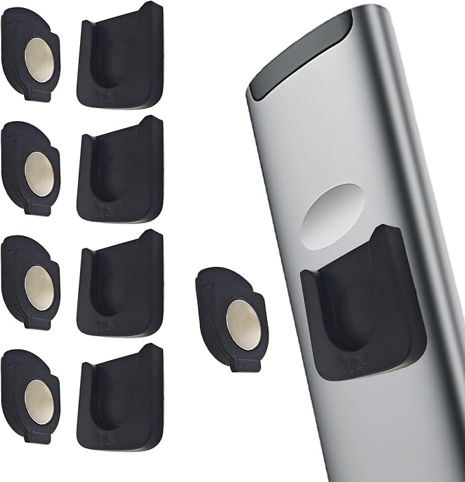 Magnetic Remote Control Holder Wall-Mounted Remote Holder Adhesive Strips Easy by Unknown