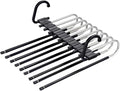 2Pack 9 Layers Foldable Pants Hangers Space Saving Trouser Hanger by trrcylp