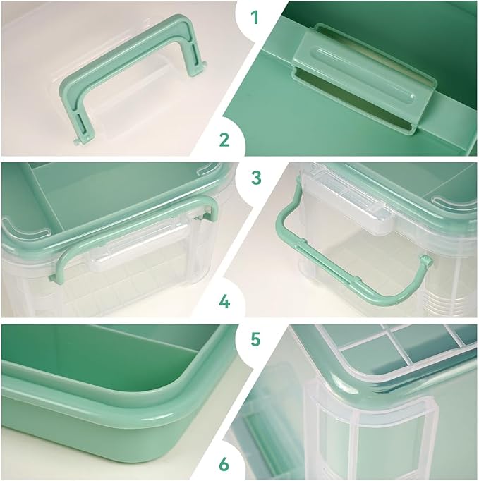 DOUKE 15qt Clear Medicine Organizer Storage Box - Image 5