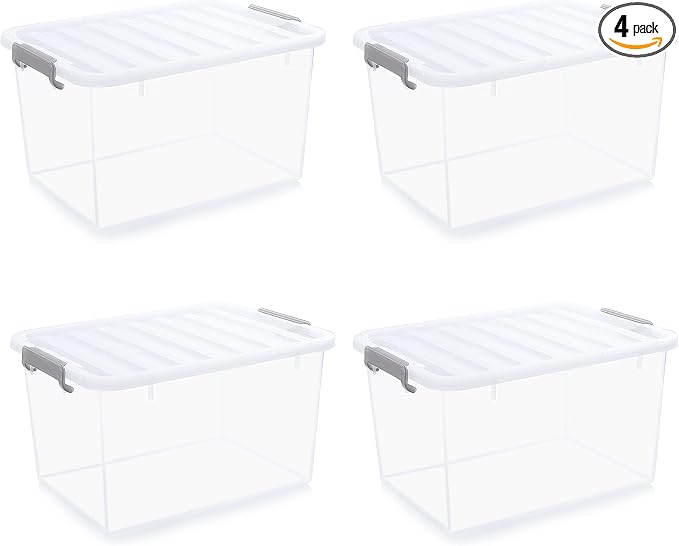Citylife 44.4 QT Plastic Storage Bins by Unknown