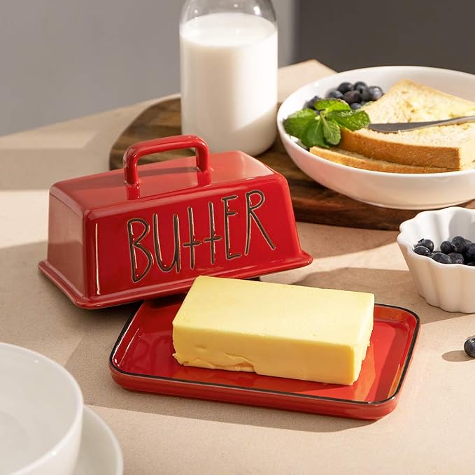 Sweejar Ceramic Butter Dish - Image 2