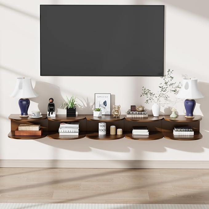 Bamboo Floating Nightstand - Image 7