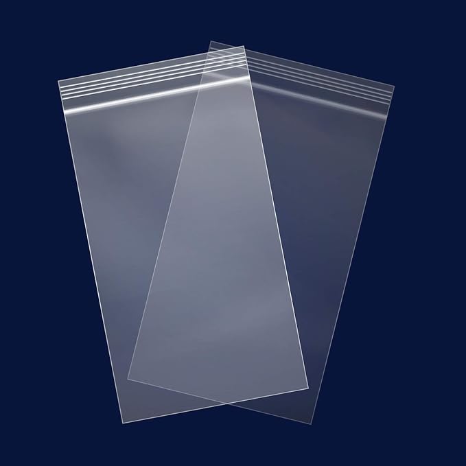 iMailer - 200 Count - 5" x 7" Small Zip Bags - Clear Reclosable Zip Plastic by iMailer