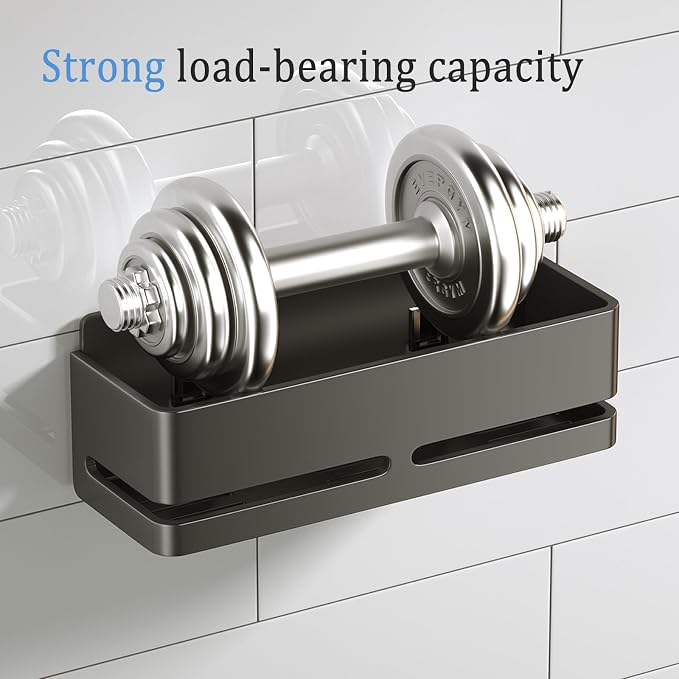 Bathroom Storage Rack, Wall-Mounted Shelf - Image 7