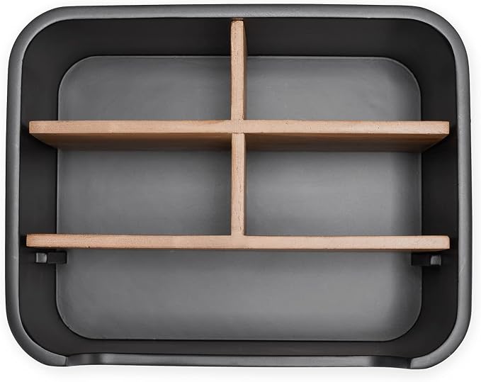 Stylish Desk Organizer and Remote Control Holder in Black - Image 4