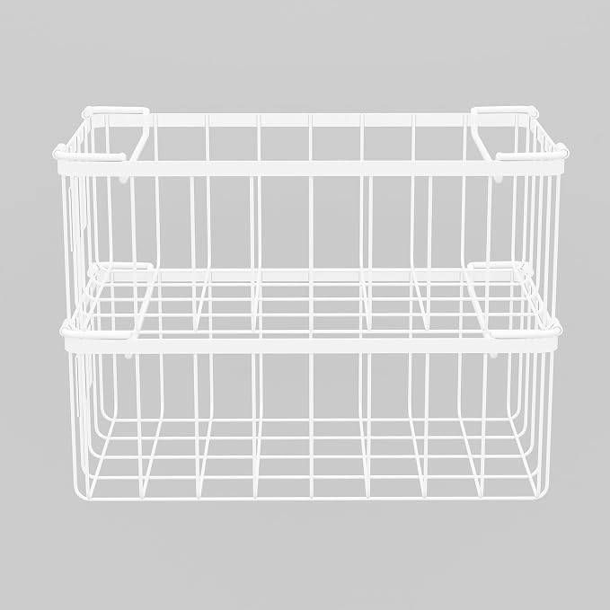 Freezer Organizer Bins -8 Pack Stackable Chest Freezer Organizer Baskets - Image 9